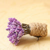 Lavender Flower Brooch Pin