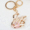 Unique Swan Pendant Keychain