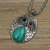 Woman Owl Turquoise Jewelry